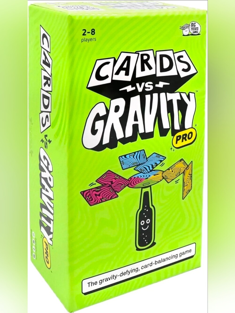 Cards vs. Gravity Pro The Gravity Defying Card-Balancing Game 2-8 Players Family